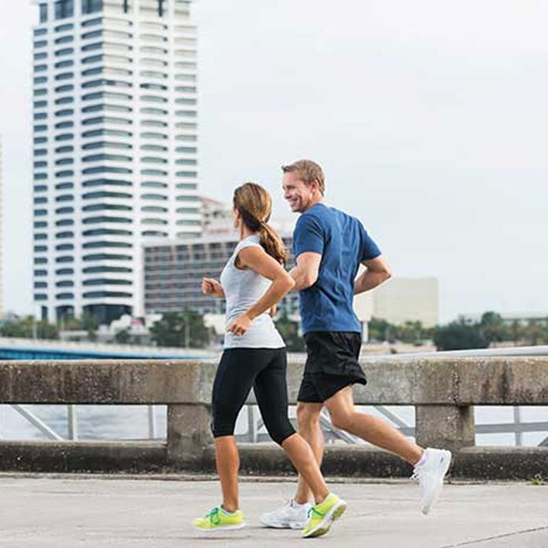 people running