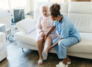 Physician Treating Senior Patients with Varicose Veins in Houston, TX